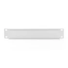 Kép 3/3 - 10"-os szekrény takarólemez, 1U, 45 x 255 x 10 mm, szürke