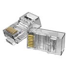 Kép 3/3 - Moduláris dugó RJ45 Cat.5E UTP Vention IDBR0-100, átlátszó, 100 db