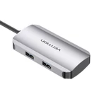 Kép 2/2 - USB-C USB-C dokkolóállomás, 3x USB3.0, PD 0.15m Vention TNDHB, szürke