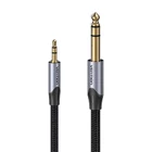 Kép 2/4 - Kábel Audio 3.5mm TRS 6.35mm Vention BAUHJ 5m szürke