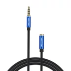 Kép 1/4 - Kábel Audio TRRS 3,5 mm-es férfi 3,5 mm-es női Vention BHCLJ 5m Kék