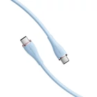 Kép 5/5 - USB-C 2.0 to USB-C Cable Vention TAWSG 1,5m, PD 100W, Blue Silicone