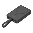 Kép 4/9 - Baseus Magnetic Mini Powerbank, 10000mAh, Lightning, 20W, MagSafe (fekete)