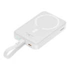 Kép 3/9 - Baseus Magnetic Mini Powerbank, 10000mAh, Lightning, 20W, MagSafe (fehér)