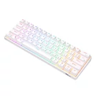 Kép 2/5 - Royal Kludge RK61 RGB mechanikus billentyűzet, piros kapcsoló (fehér) (QWERTY)