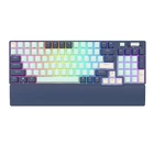 Kép 1/7 - Royal Kludge RK96 RGB mechanikus billentyűzet, barna kapcsoló (kék) (QWERTY)