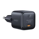 Kép 1/5 - Aukey PA-B1L, USB-C, 30W hálózati töltő (fekete)