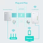 Kép 4/7 - TP-Link TL-WPA4220 AV600 Powerline N300 Wi-Fi Extender