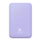 Kép 1/9 - Baseus Mágneses Mini Powerbank, 5000mAh, 20W (lila)