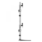 Kép 7/8 - StarTech.com ARMQUADSS asztali TV konzol 81,3 cm (32") Fekete, Ezüst