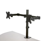 Kép 1/10 - StarTech.com ARMDUAL2 asztali TV konzol 81,3 cm (32") Fekete