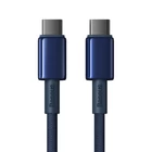 Kép 3/8 - Kábel USB-C do USB-C Baseus Tungsten Gold, 100W, 1m (niebieski)