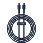 Kép 1/8 - Kábel USB-C do USB-C Baseus Tungsten Gold, 100W, 2m (niebieski)