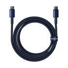 Kép 2/8 - Kábel USB-C do USB-C Baseus Tungsten Gold, 100W, 2m (niebieski)