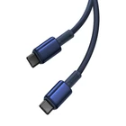 Kép 6/8 - Kábel USB-C do USB-C Baseus Tungsten Gold, 100W, 2m (niebieski)