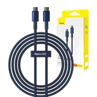 Kép 8/8 - Kábel USB-C do USB-C Baseus Tungsten Gold, 100W, 2m (niebieski)