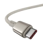 Kép 4/8 - Kábel USB-C do USB-C Baseus Tungsten Gold, 100W, 1m (złoty)