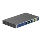 Kép 2/6 - NETGEAR GS524UP Beállítást nem igénylő (unmanaged) Gigabit Ethernet (10/100/1000) Ethernet-áramellátás (PoE) támogatása Szürke