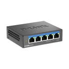 Kép 1/8 - D-Link DMS-105 Beállítást nem igénylő (unmanaged) L2 2.5G Ethernet (100/1000/2500) Fekete