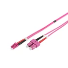 Kép 1/5 - Digitus DK-2532-05-4 InfiniBand és száloptikai kábel 5 M LC SC I-VH Ibolya