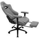 Kép 3/6 - Aerocool ROYALASHGR Premium Ergonomic Gaming Chair Legrest Aeroweave Technology Grey