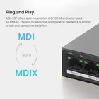 Kép 9/10 - Mercusys MS110P hálózati kapcsoló Vezérelt Fast Ethernet (10/100) Ethernet-áramellátás (PoE) támogatása Fekete