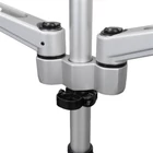 Kép 5/10 - StarTech.com ARMDUAL30 asztali TV konzol 76,2 cm (30") Fekete, Ezüst