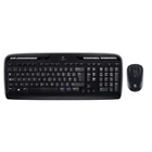 Kép 1/8 - Logitech Wireless Combo MK330 billentyűzet Egér mellékelve Irodai USB QWERTY Nemzetközi amerikai Fekete