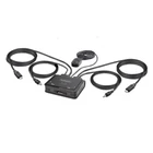 Kép 1/7 - StarTech.com C2-D46-UC2-CBL-KVM KVM kapcsoló Fekete