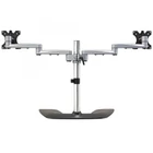 Kép 4/7 - StarTech.com ARMDUALSS asztali TV konzol 81,3 cm (32") Fekete, Ezüst