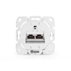 Kép 2/9 - Digitus DN-9007-1 csatlakozóaljzat 2 x RJ-45 Fehér
