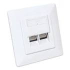 Kép 2/6 - Intellinet 771917 csatlakozóaljzat 2 x RJ-45 Fehér