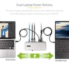 Kép 9/10 - StarTech.com 129UE-USBC-KVM-DOCK KVM kapcsoló Ezüst