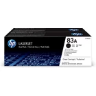 Kép 1/7 - HP 83A 2-pack Black Original LaserJet Toner Cartridges
