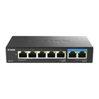 Kép 1/6 - D-Link DMS-107/E hálózati kapcsoló Beállítást nem igénylő (unmanaged) Gigabit Ethernet (10/100/1000) Fekete