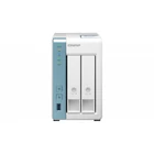 Kép 1/9 - QNAP TS-233 tárolószerver NAS Mini Tower Ethernet/LAN csatlakozás Fehér Cortex-A55