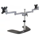 Kép 2/7 - StarTech.com ARMDUALSS asztali TV konzol 81,3 cm (32") Fekete, Ezüst