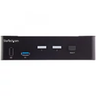 Kép 2/6 - StarTech.com SV231HU34K6 KVM kapcsoló Keretállvány Fekete