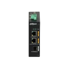Kép 2/3 - Dahua PFS3103-1GT1ET-60-V2 3-portos nemkezelhető ipari asztali switch 2 PoE porttal