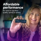 Kép 4/7 - Crucial CT1000P510SSD5 P510 1TB PCIe Gen5 NVMe 2280 M.2 SSD hűtőbordával