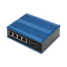 Kép 1/5 - Digitus DN-651135 hálózati kapcsoló Beállítást nem igénylő (unmanaged) Gigabit Ethernet (10/100/1000) Fekete, Kék