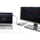 Kép 6/7 - StarTech.com TB3DKM2HDL dokkoló állomás és port replikátor Vezetékes Thunderbolt 3 Szürke