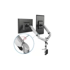 Kép 7/8 - Digitus DA-90353 asztali TV konzol 68,6 cm (27") Rögzítőelemes Fekete, Ezüst