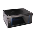 Kép 9/10 - Extralink 4U 600X450 WALL-MOUNTED RACKMOUNT CABINET BLACK Falra szerelhető állvány Fekete