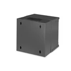 Kép 5/9 - 10" 6U falra szerelhető hálózati szekrény, SOHO PRO 325 x 315 x 300 mm, üvegajtó, fekete, szétszerelve, 30 kg