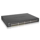 Kép 1/5 - NETGEAR GS348PP Beállítást nem igénylő (unmanaged) Gigabit Ethernet (10/100/1000) Ethernet-áramellátás (PoE) támogatása Fekete