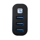 Kép 8/10 - Techly IUSB3-HUB3-ROTB USB 3.0 3-portos elosztó forgatható USB-A csatlakozóval