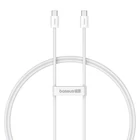 Kép 1/9 - USB-C USB-C gyors töltőkábel Baseus Superior 2 100W 1m (fehér)