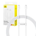 Kép 9/9 - USB-C USB-C gyors töltőkábel Baseus Superior 2 100W 2m (fehér)
