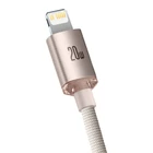 Kép 3/9 - Baseus Crystal Shine USB-C és iP kábel, 20W, 2m (rózsaszín)